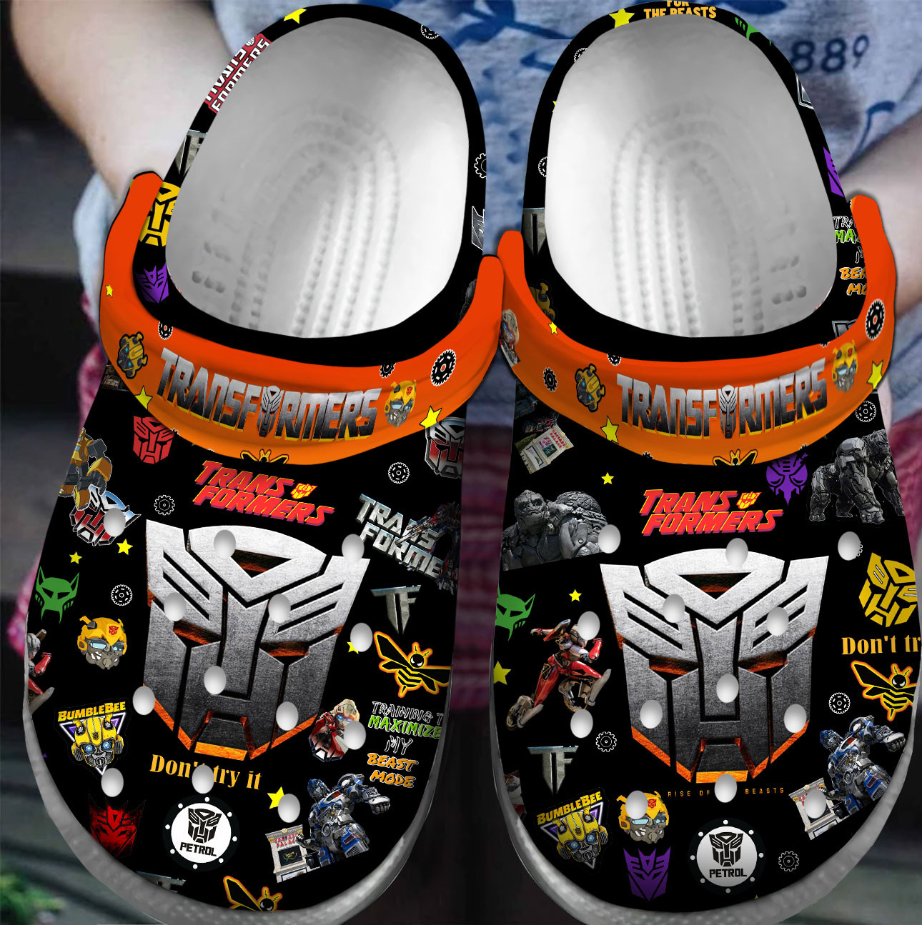 Transformers Movie Crocss Crocband Clogs Shoes For Men Women And Kids C5Mone9L-1