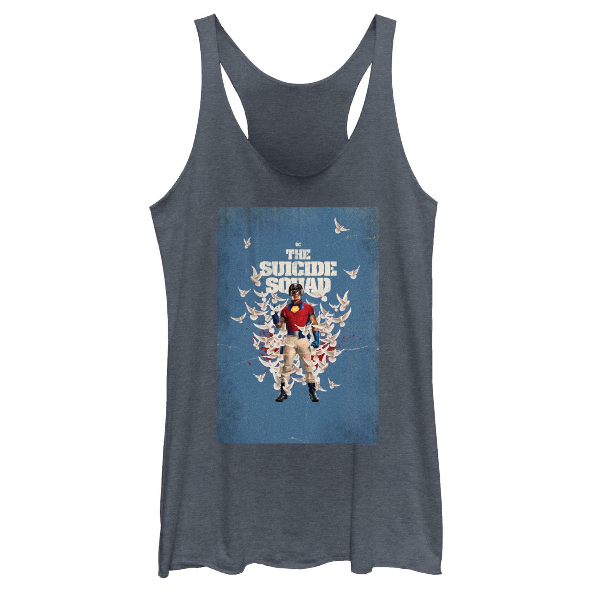 The Suicide Squad Women’S Peacemaker Poster  Racerback Tank Top