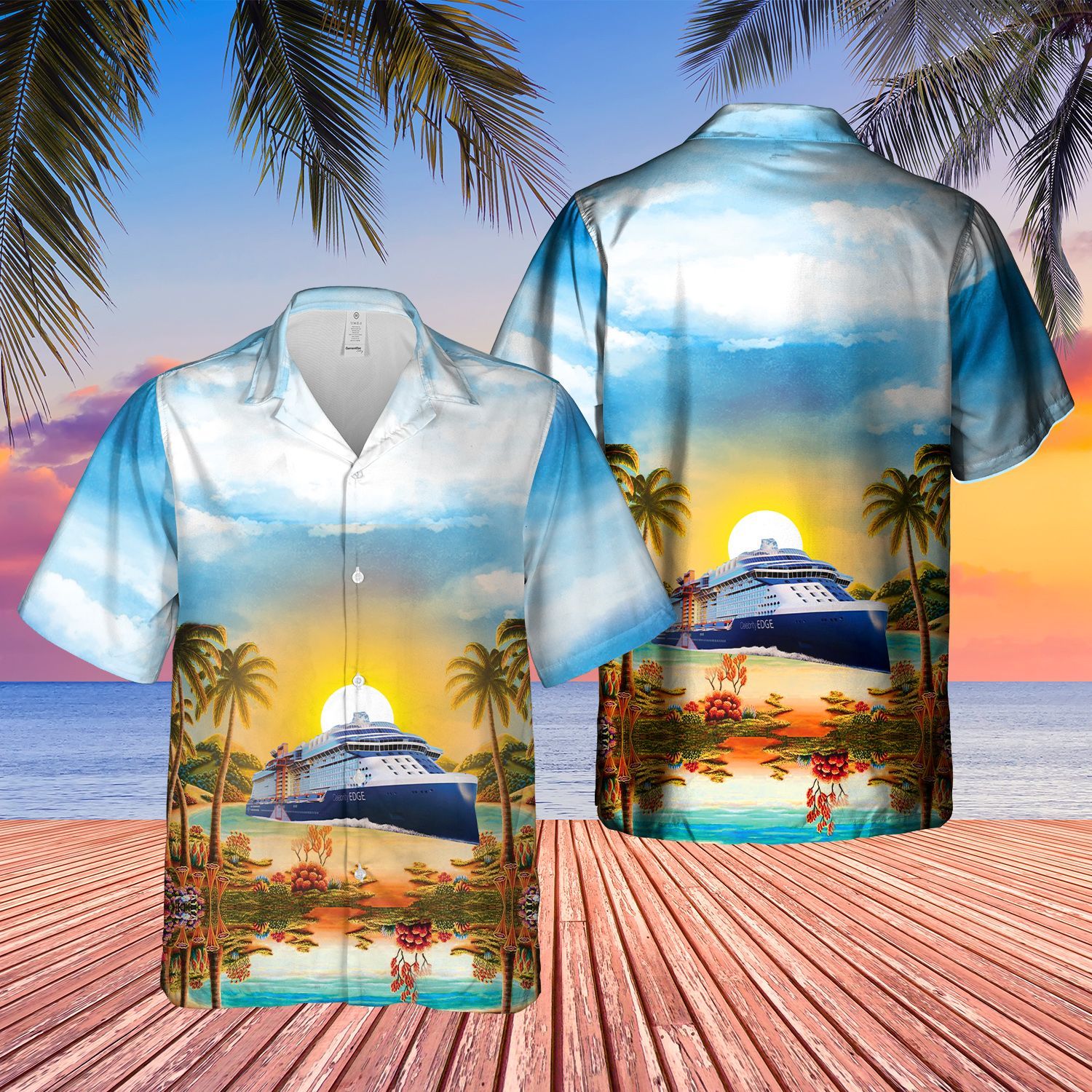 Celebrity Cruises Blue Awesome Design Unisex Hawaii Shirt For Men And Women Ha79191