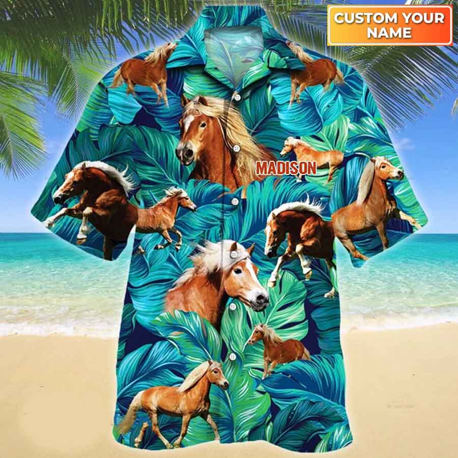 Haflinger Horse Lovers Hawaiian Shirt For Women Ha104904