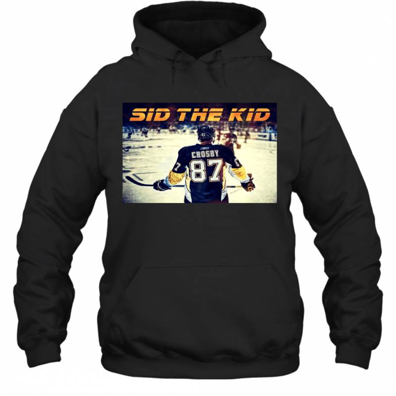 SID THE KID Sidney Crosby Retro Vintage Art Pittsburgh Penguins Hockey Hoodie