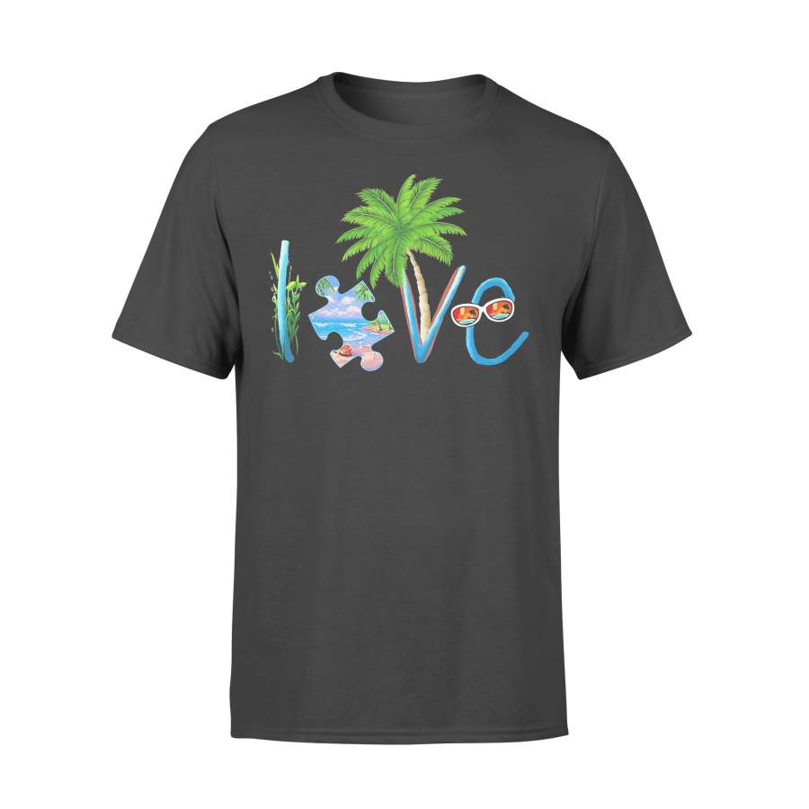 Official Autism Love Beach T-shirt