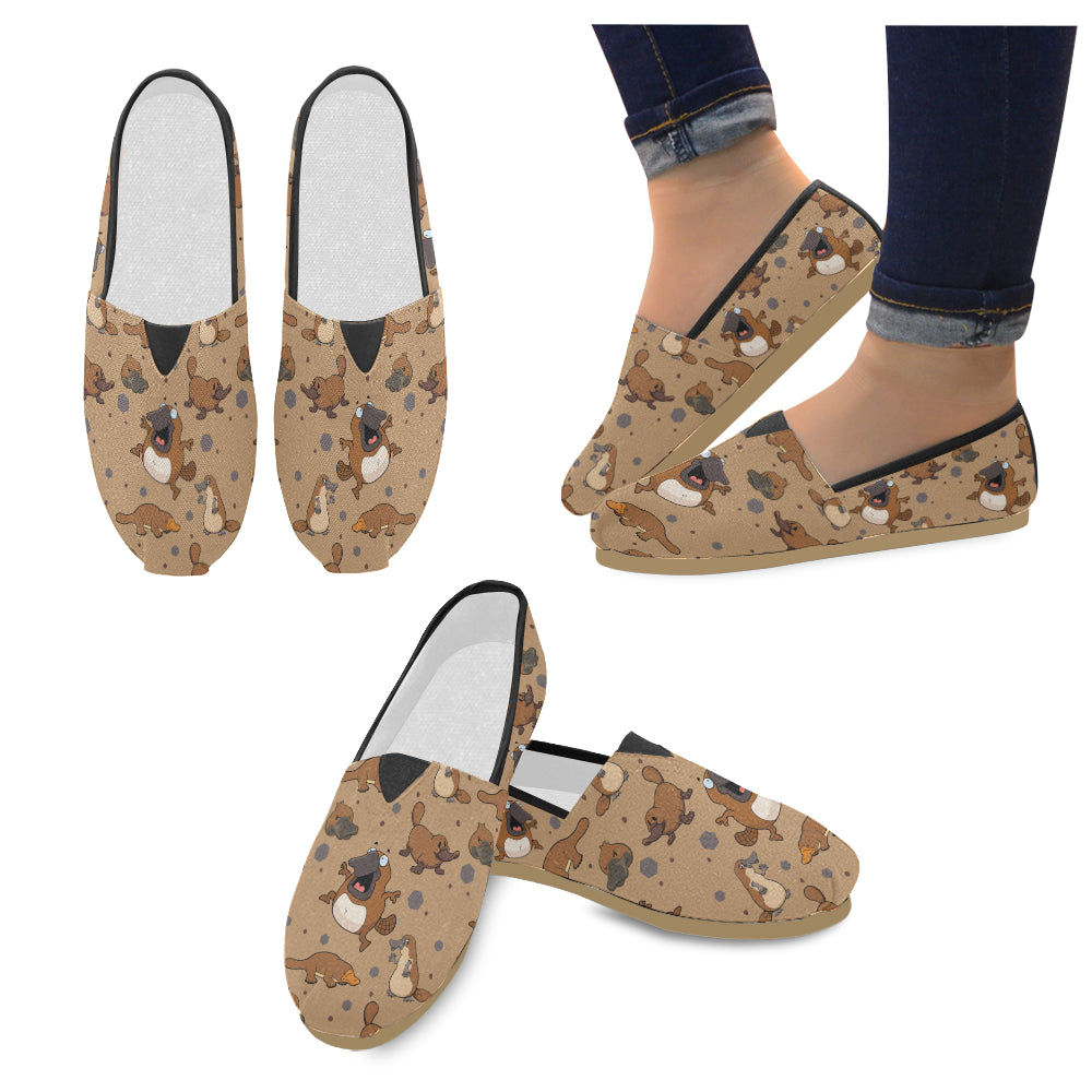 Platypus Pattern Women’s Casual Shoes