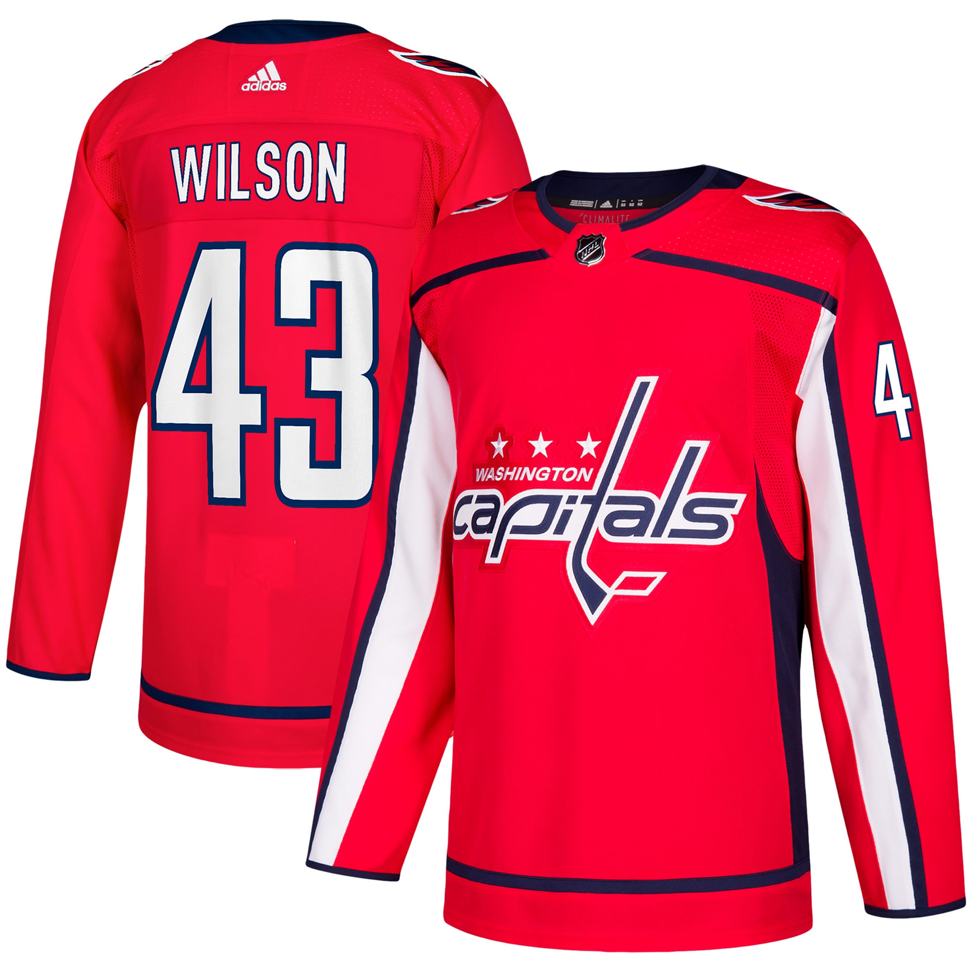 Tom Wilson Washington Capitals Home Authentic Player Jersey – Red