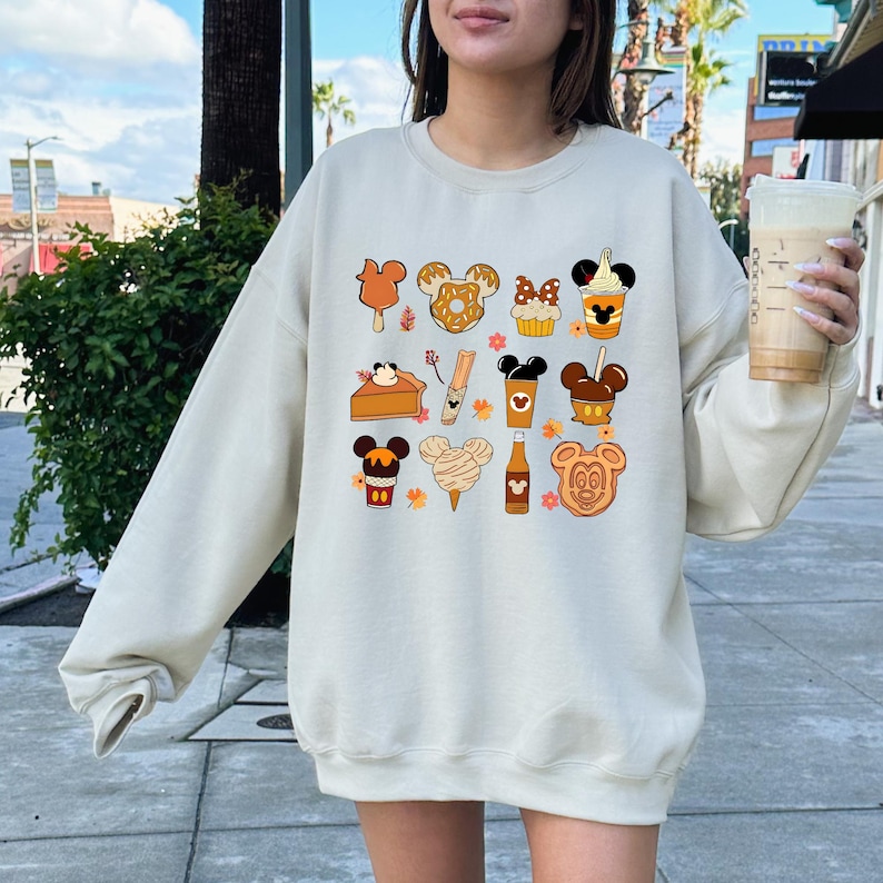 Disney Fall Sweatshirt, Disney Halloween, Disney Thanksgiving Sweatshirt, Cute Fall Disney Sweatshirt, Disney Autumn Sweatshirt, Mickey Fall