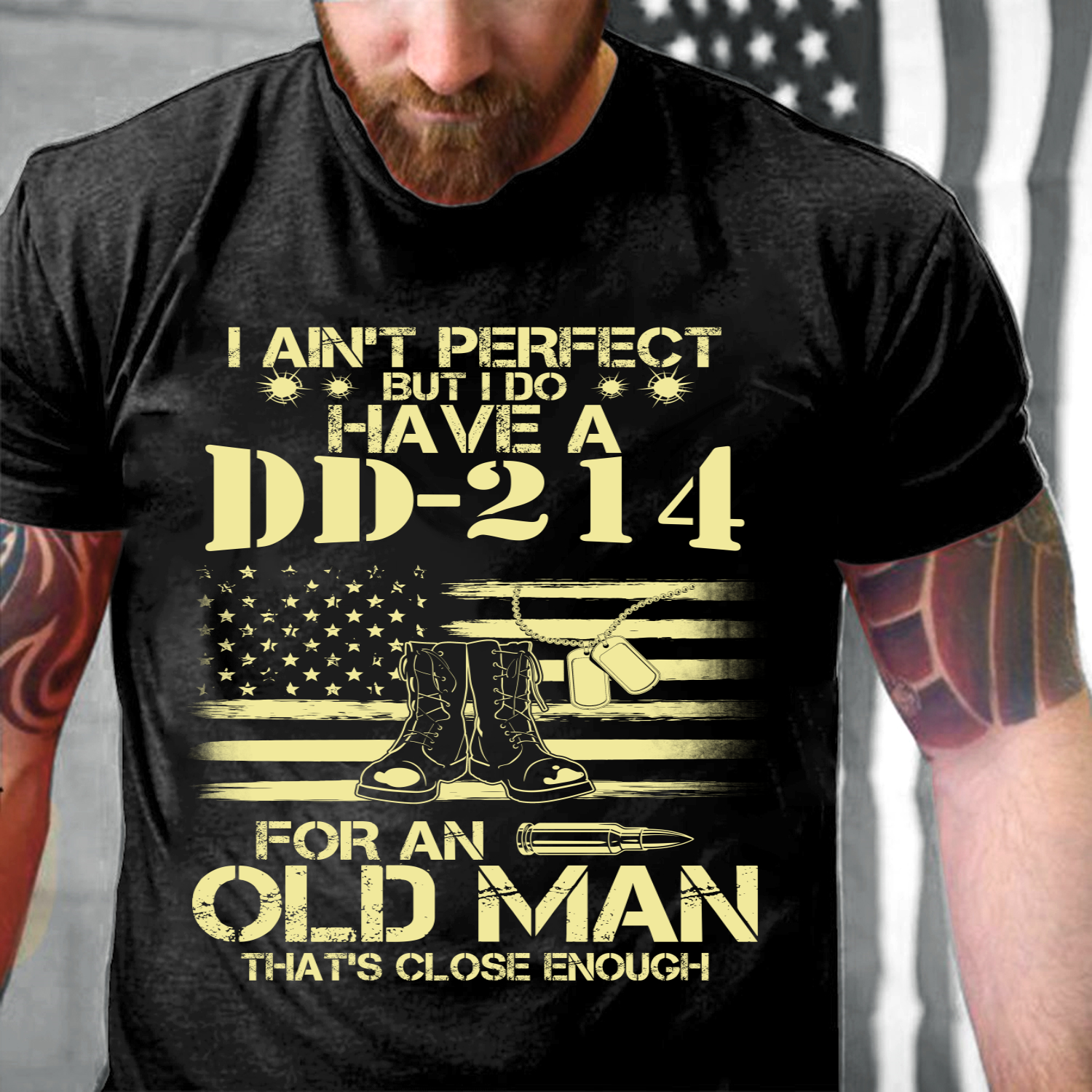 America Patriot I Do Have A Dd-214 For An Old Man Unisex T-Shirt