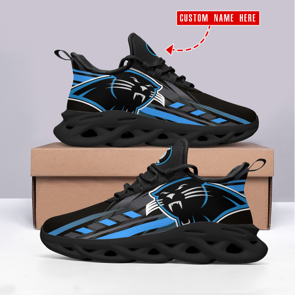 Carolina Panthers Personalized Yezy Running Sneakers Bb345