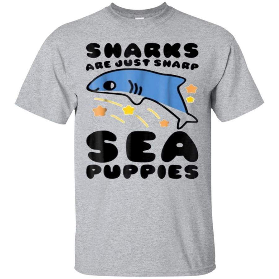 AGR Sharks Are Just Sharp Sea Puppies Tshirt Jaq T-shirt