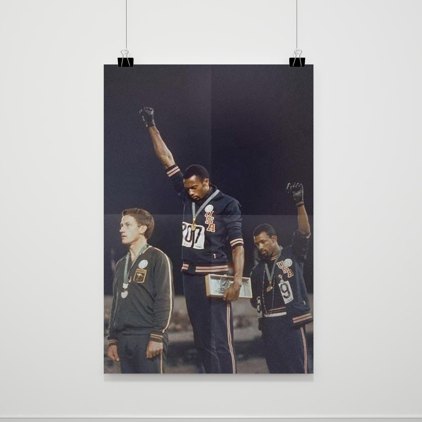 Olympics Black Power Salute Poster