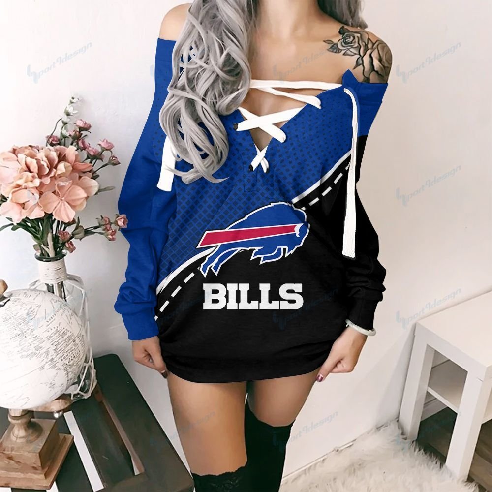 Buffalo Bills Lace-Up Sweatshirt 84