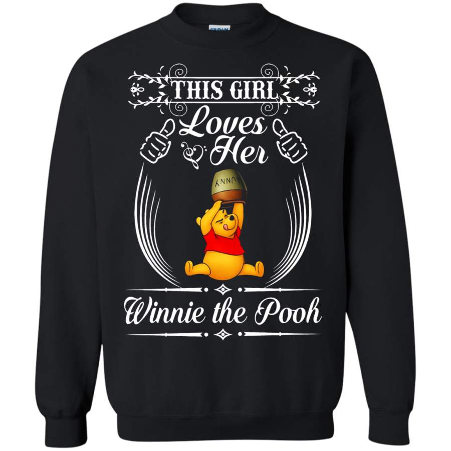 AGR This Girl Lover Her Winnie The Pooh Sweatshirt