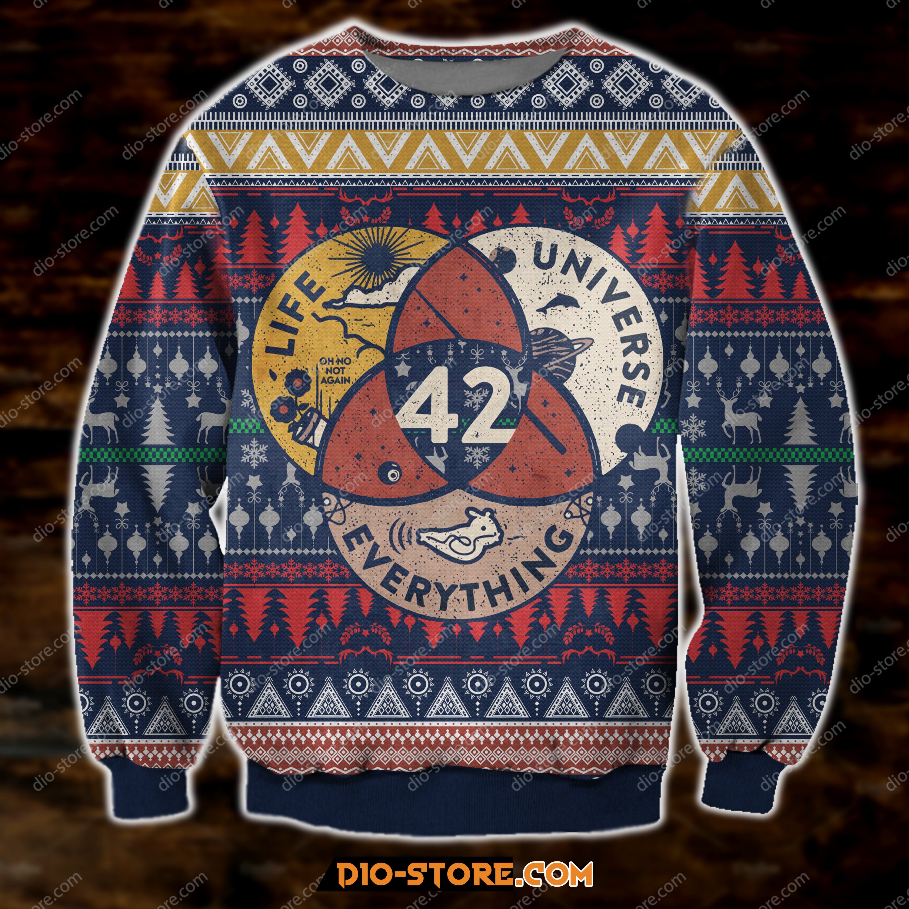 3D Print Life, The Universe And Everything, 42 Ugly Christmas Sweater