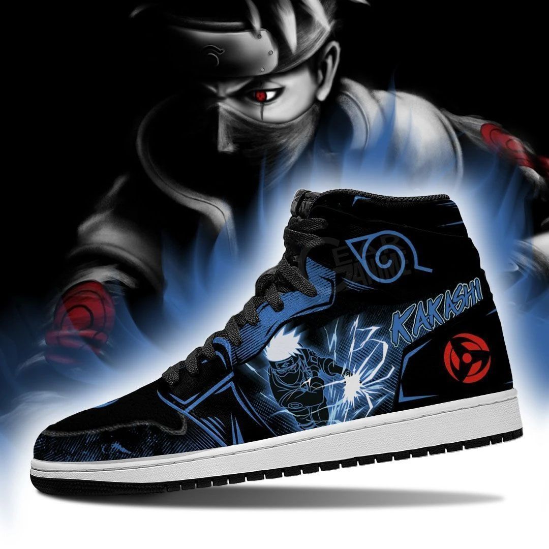 Hatake Kakashi Raikiri Jordan 1 High Shoes Sport Sneakers Air Jordan High Sneakers Sport Sneakers