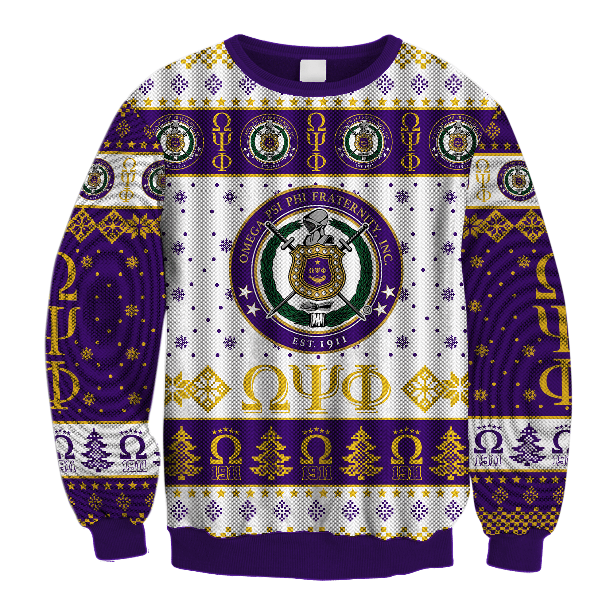 Fraternity Sweatshirt – Lux Omega Psi Phi Since 1911 Crewneck Sweatshirt