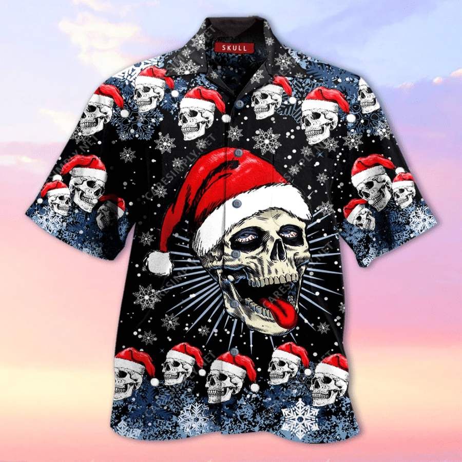 Hawaii Aloha Shirts Kull Santa Claus Naughty List Ha104736