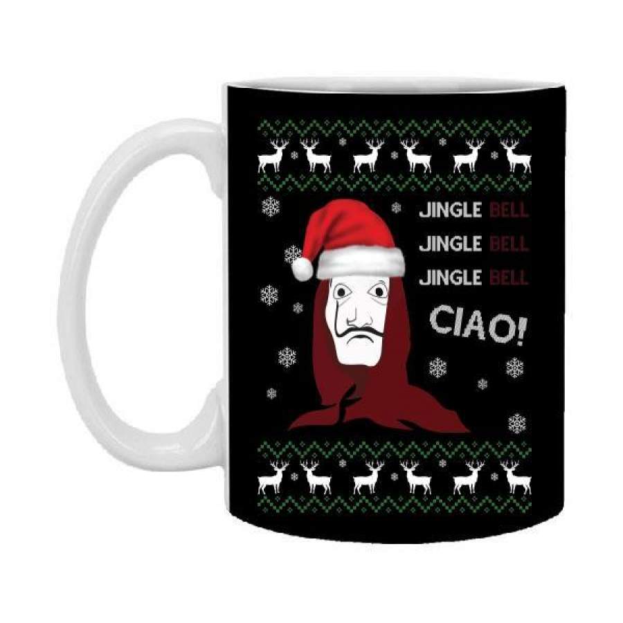 Bella Ciao – Jingle Bell Ciao Ugly Christmas Sweater 11 oz Mug