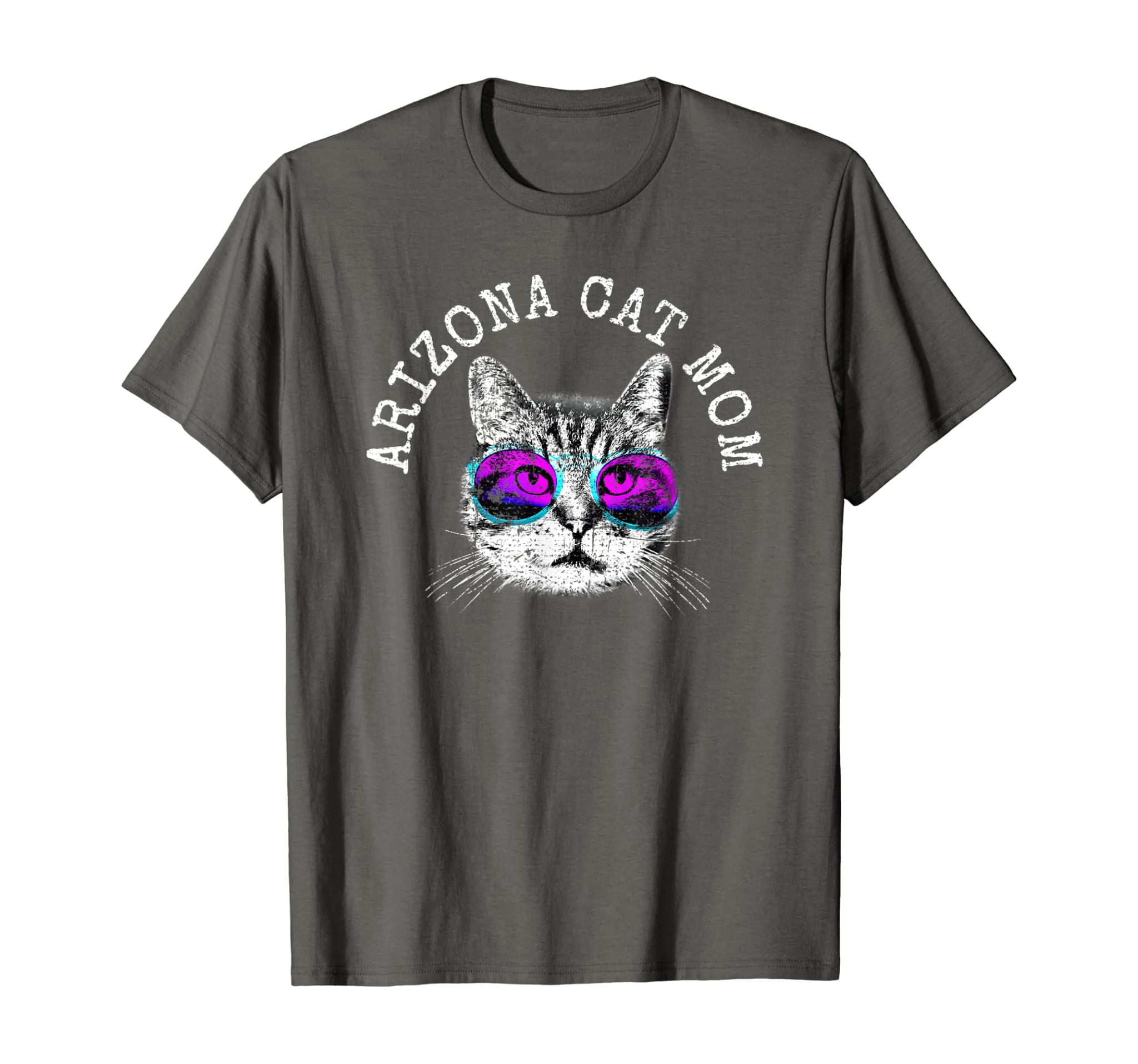 Funny ARIZONA CAT MOM Women Cats Kittens Shirts T-shirt Gift