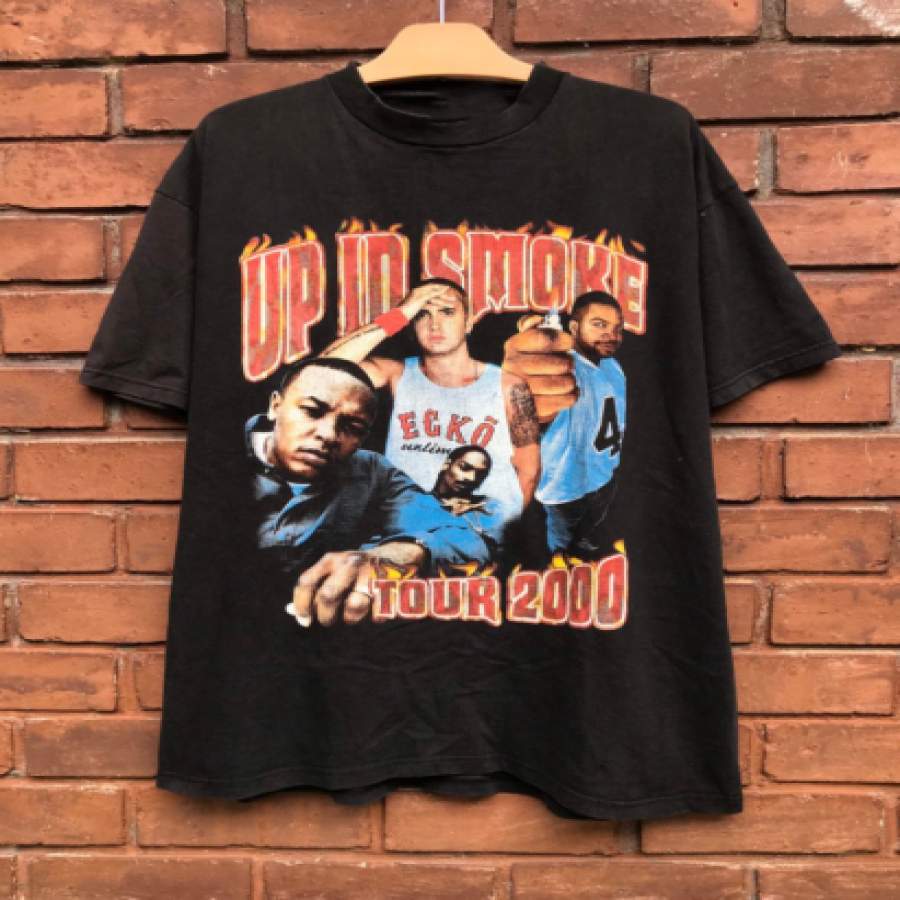 Vtg The Up In Smoke Tour Snoop Dogg- Dr Dre- Eminem- Warren G T-Shirt