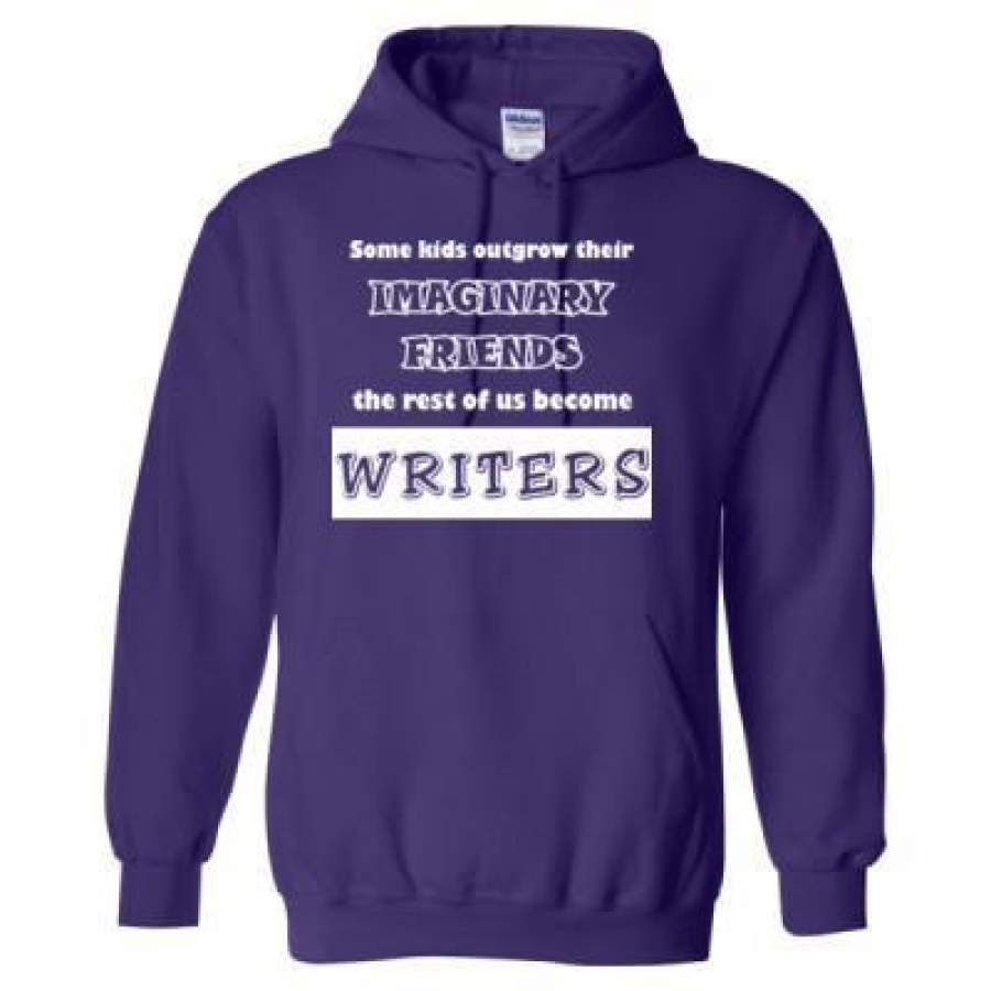 AGR Some Kids Outgrow Their Imaginary Friends The Rest Of Us Become Writers – Heavy Blend™ Hooded Sweatshirt