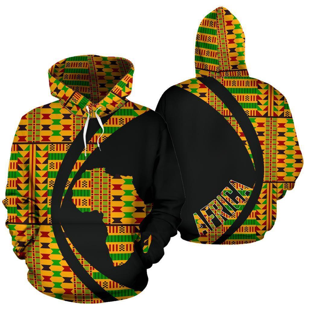 Greek Life Hoodie – Kente Cloth – Weaver Combined Pullover – Circle Style