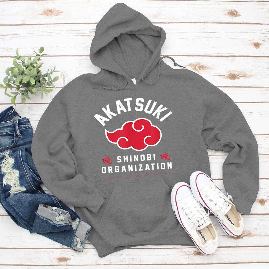 Naruto Shippuden Akatsuki Shinobi Organization  Hoodie