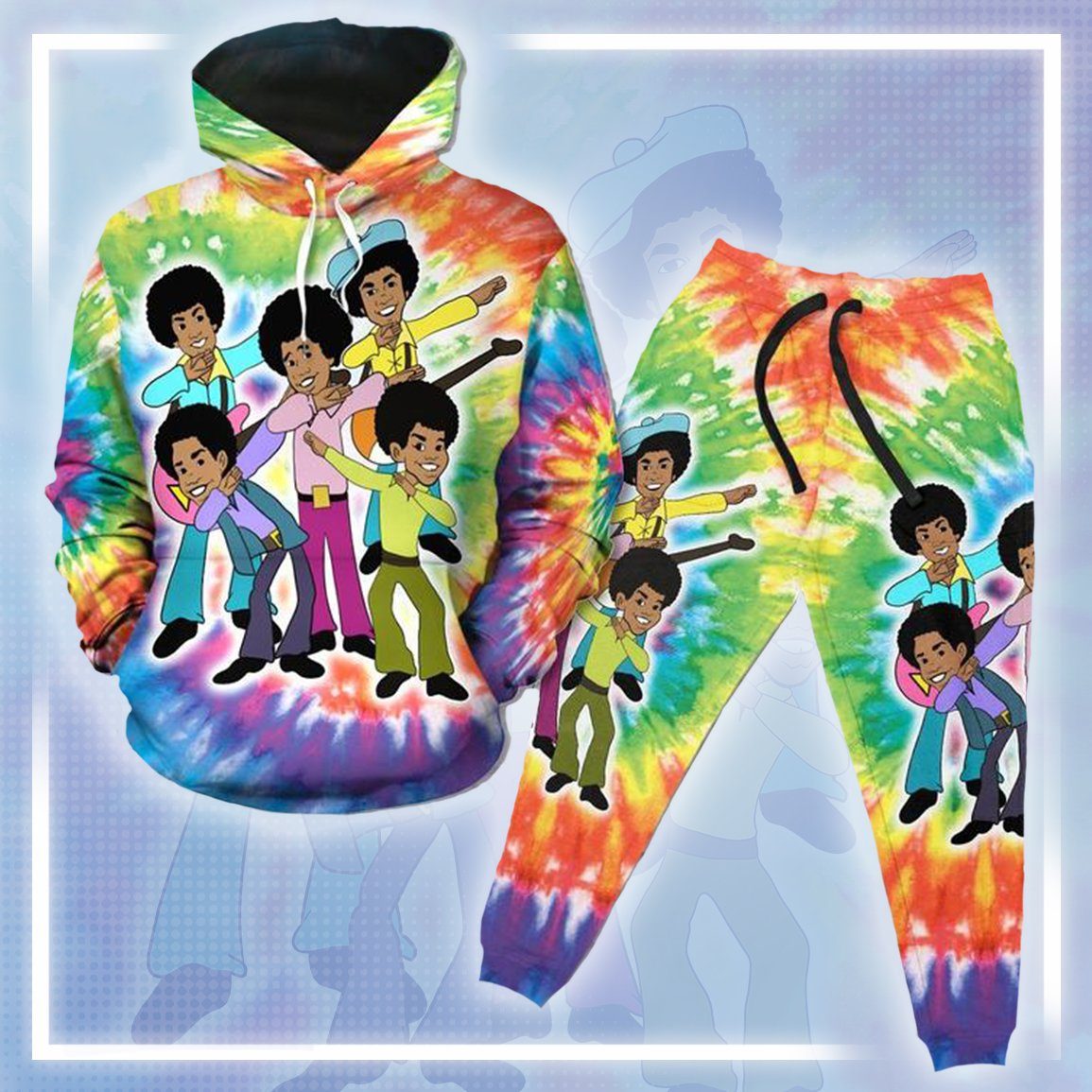 The Jackson 5Ive All-Over Hoodie And Joggers Set