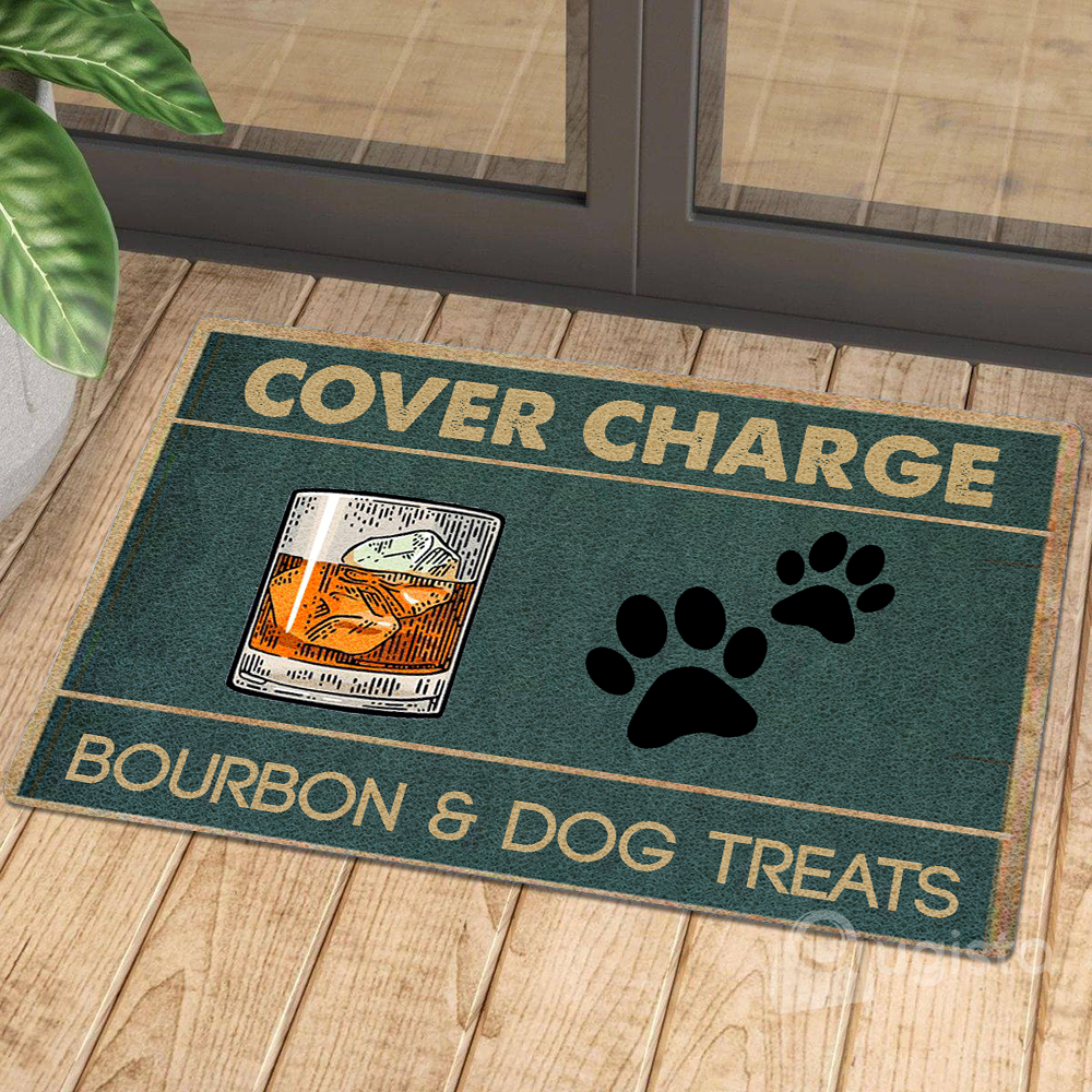 Cover Charge Bourbon And Dog Treats 01 All Over Printing Doormat Pre2330