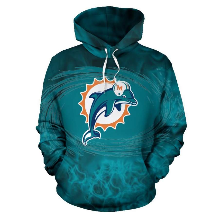 Miami Dolphins Hoodie All Over Print