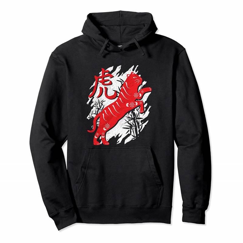 Year of the Tiger Chinese Zodiac Pullover Hoodie, T Shirt, Sweatshirt