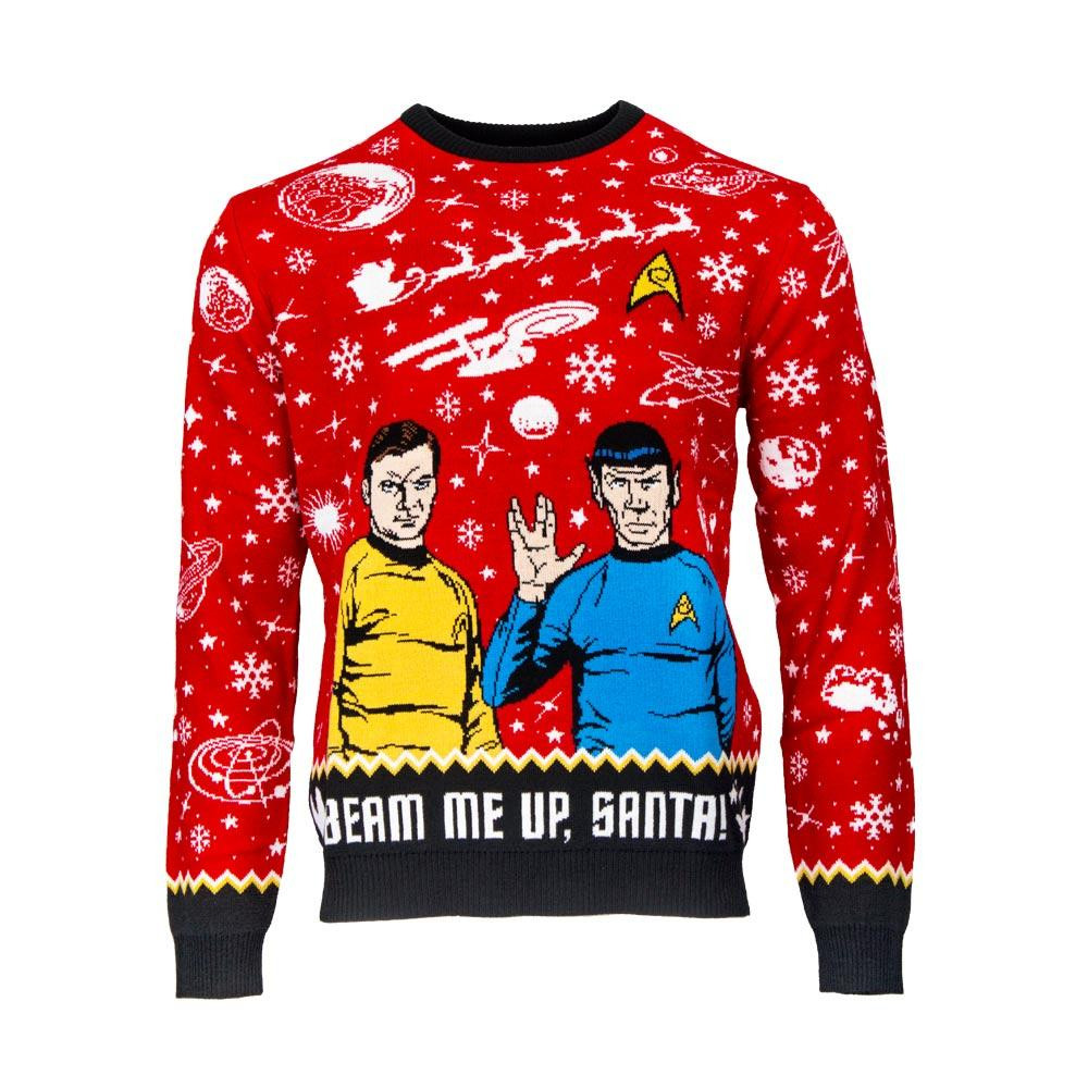 Star Trek ‘Beam Me Up, Santa!’ Ugly Christmas Sweater 2021 Shirt For Women Men Couple Family Funny Cute