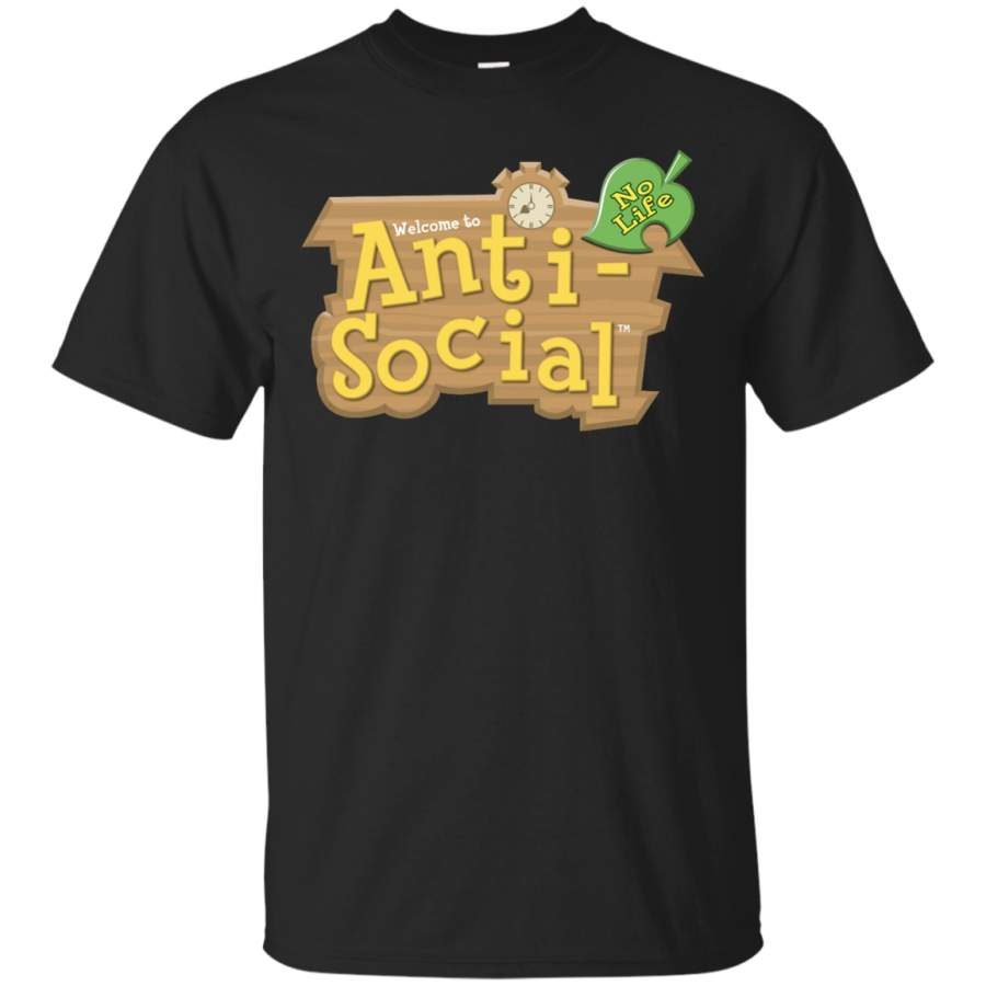 ANIMAL CROSSING – Anti Social  No Life T Shirt & Hoodie