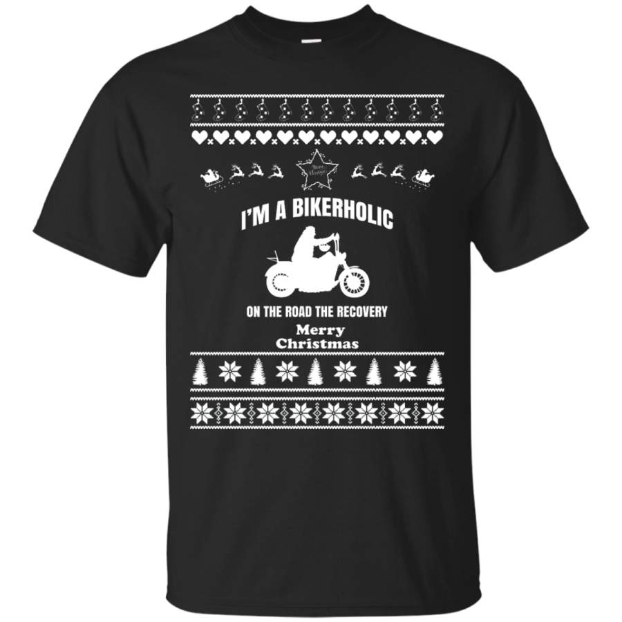 BIKERHOLIC – Merry Christmas Bikerholic T Shirt & Hoodie