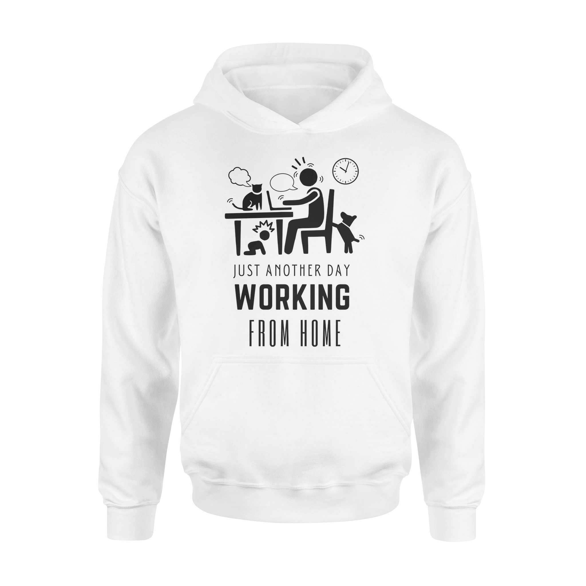 Working from home Hoodies