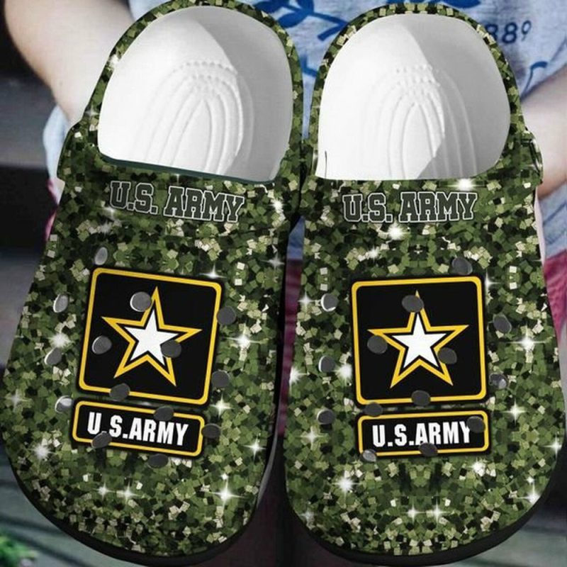 Footwear Us Army 102 Gift For Fan Lover Rubber clog Shoes Comfy Footwear