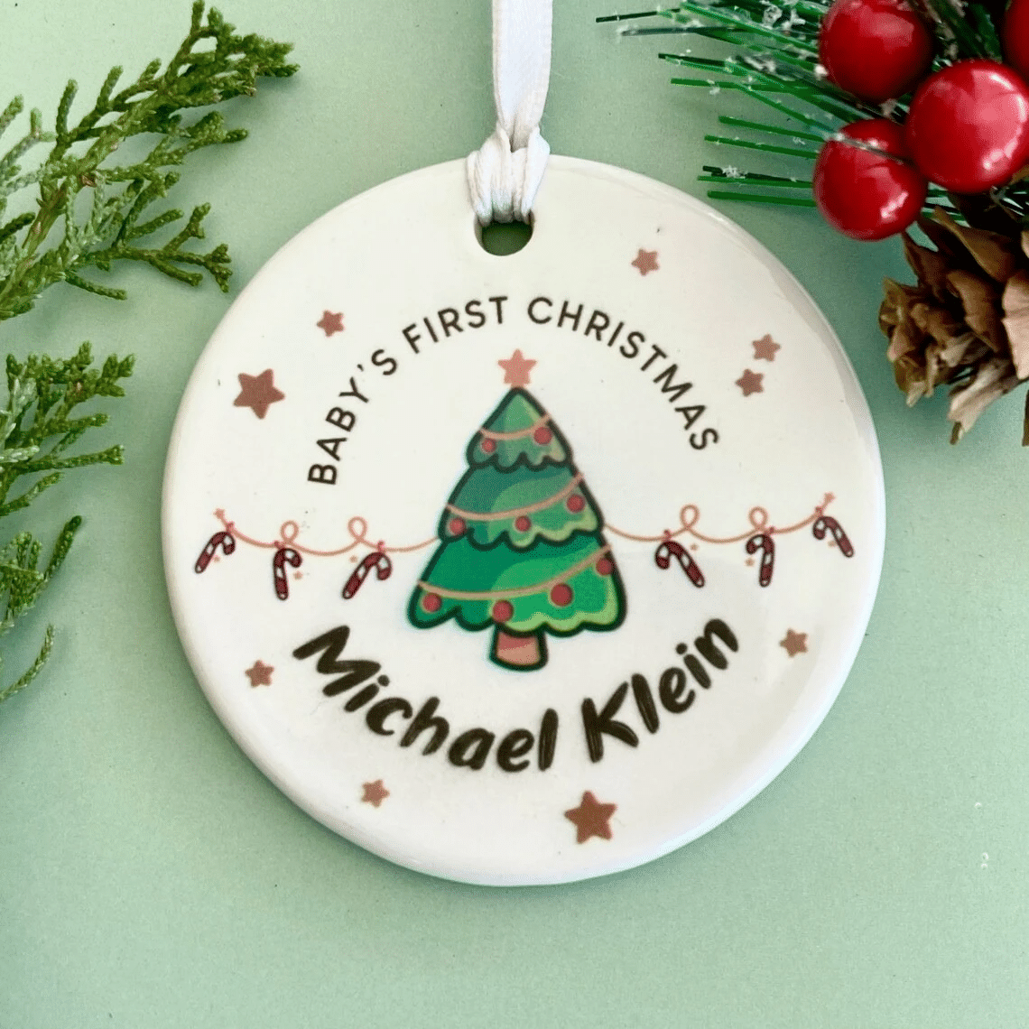 [Personalized Name & Number] Christmas Ornament, Christmas Tree Decoration, Christmas Home Decor 10