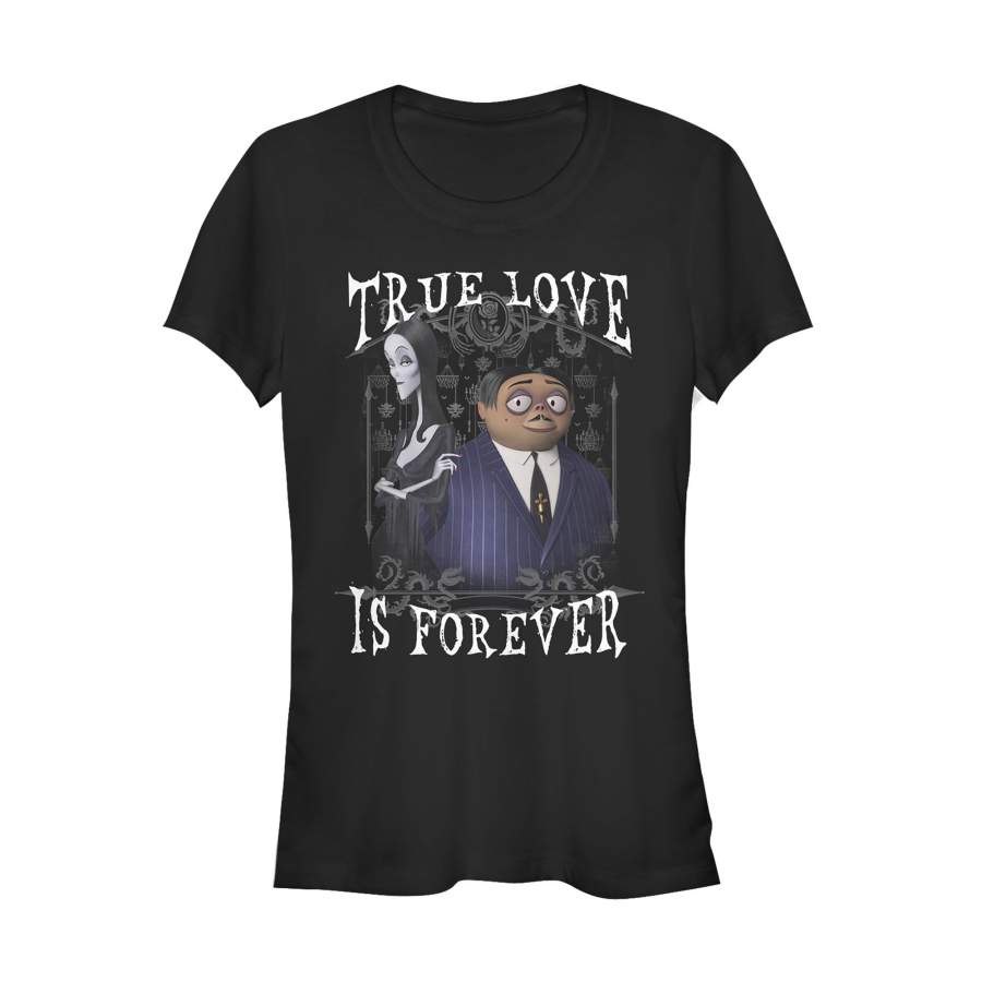 Addams Family Junior’s True Love is Forever  T Shirt