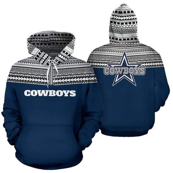 Dallas Cowboys Maori Tattoo 7 Unisex 3D Hoodie Gift For Fans