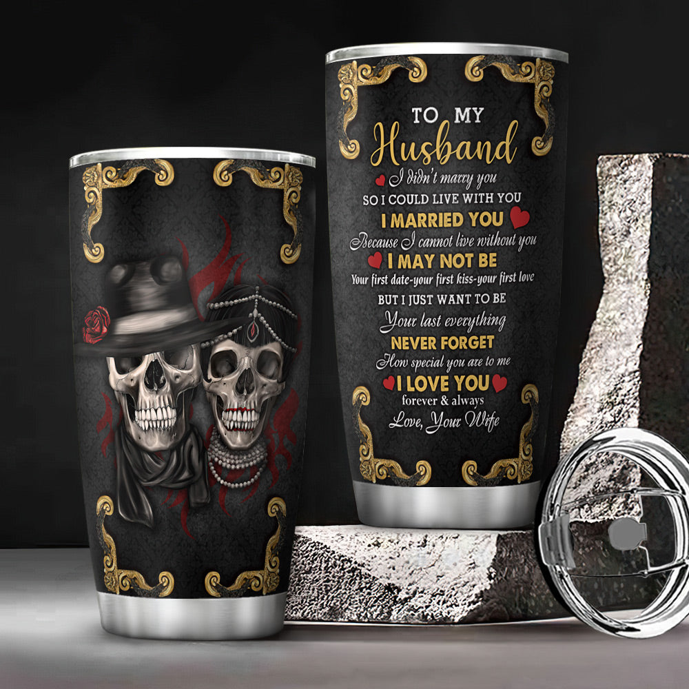 Renaissance Skull Couple Dngb1908002Z Stainless Steel Tumbler