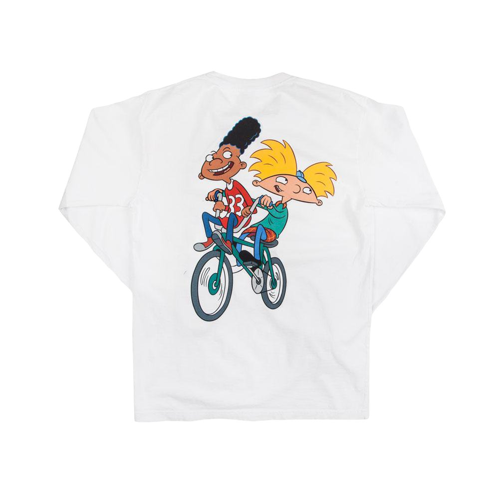 Bike White Long Sleeve