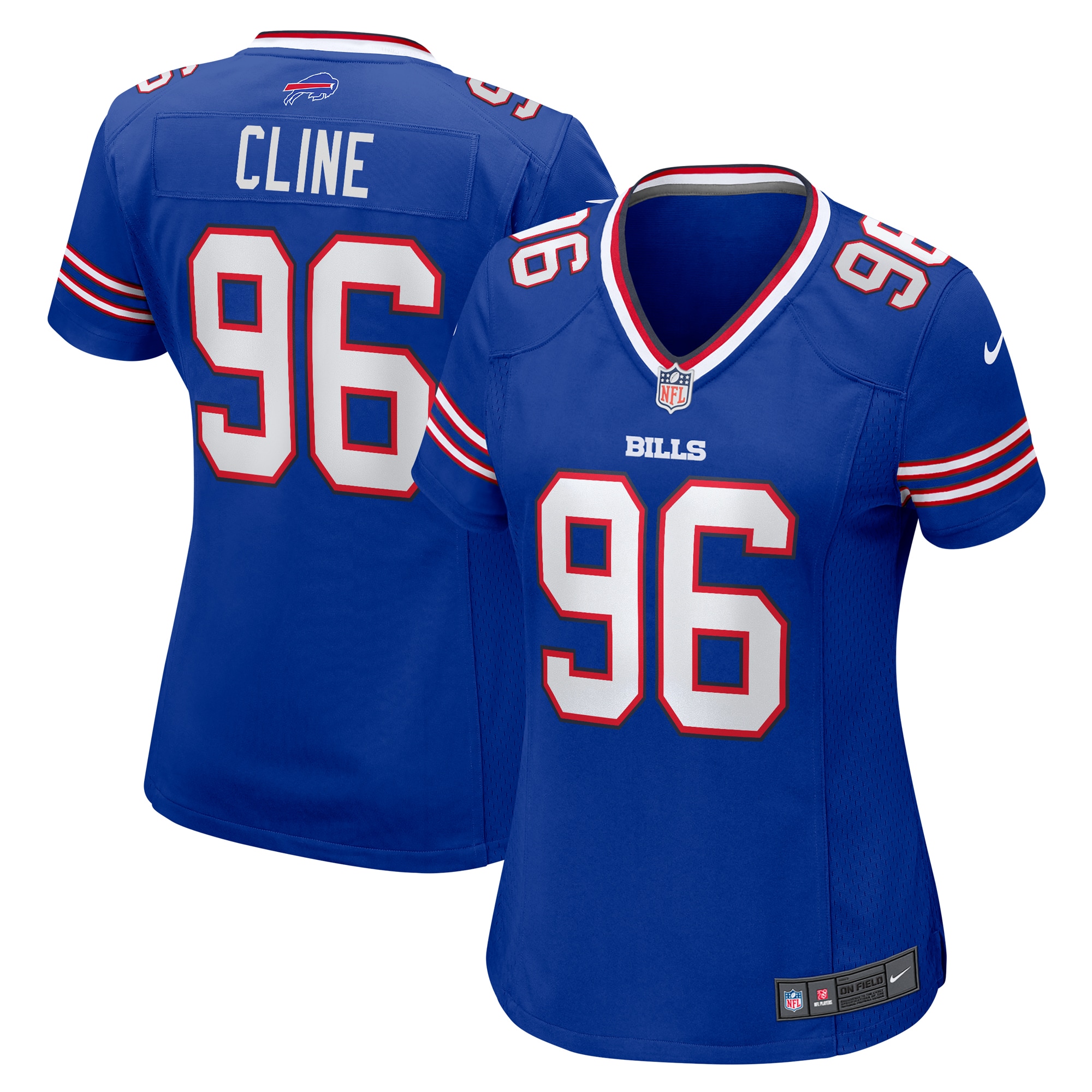 Women’s Buffalo Bills Kameron Cline  Royal Team Game Jersey