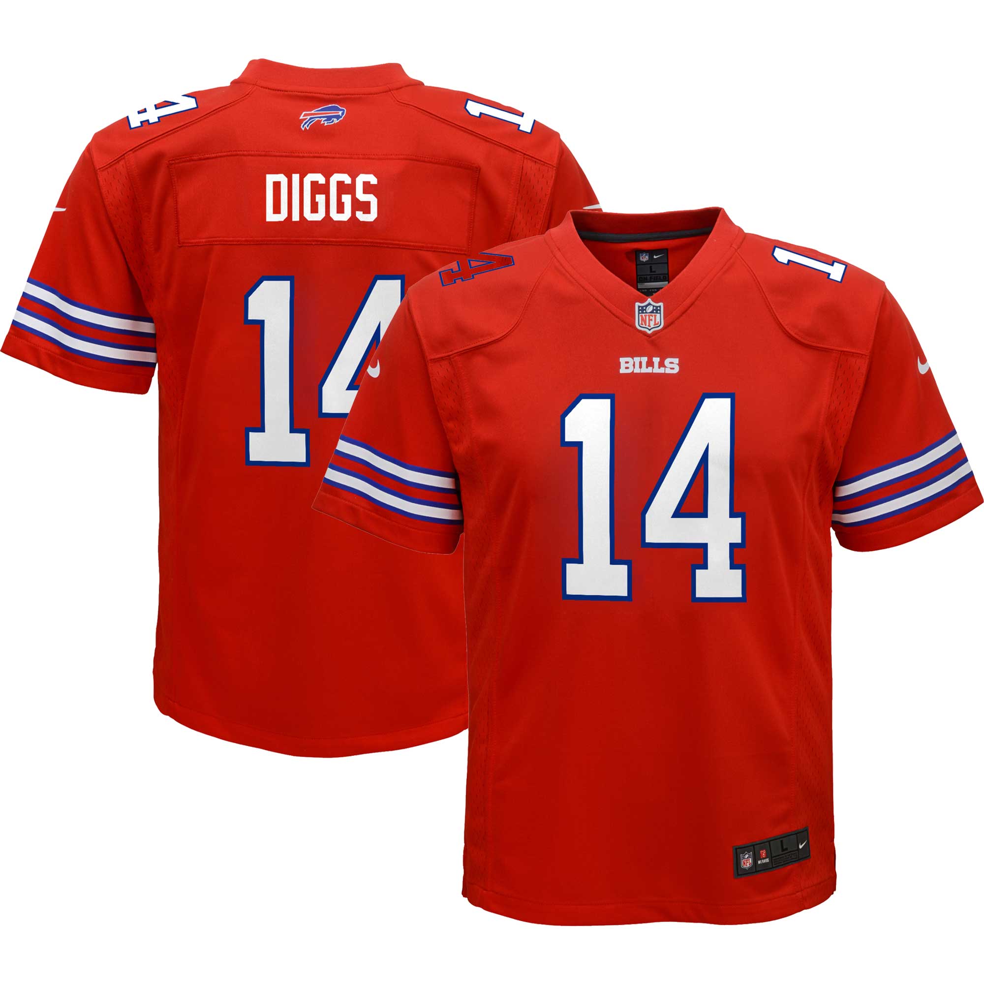 Youth Buffalo Bills Stefon Diggs Red Game Jersey