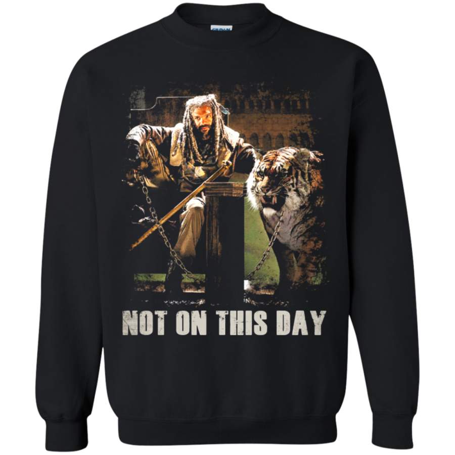 AGR Shiva Not On This Day The Walking Dead Sweatshirt