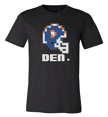 Denver Broncos Old Logo Retro Tecmo Bowl Jersey Shirt