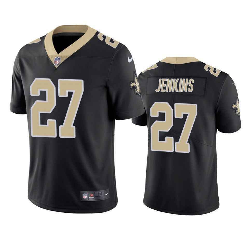 New Orleans Saints Malcolm Jenkins Black Vapor Untouchable Limited 3D Jersey