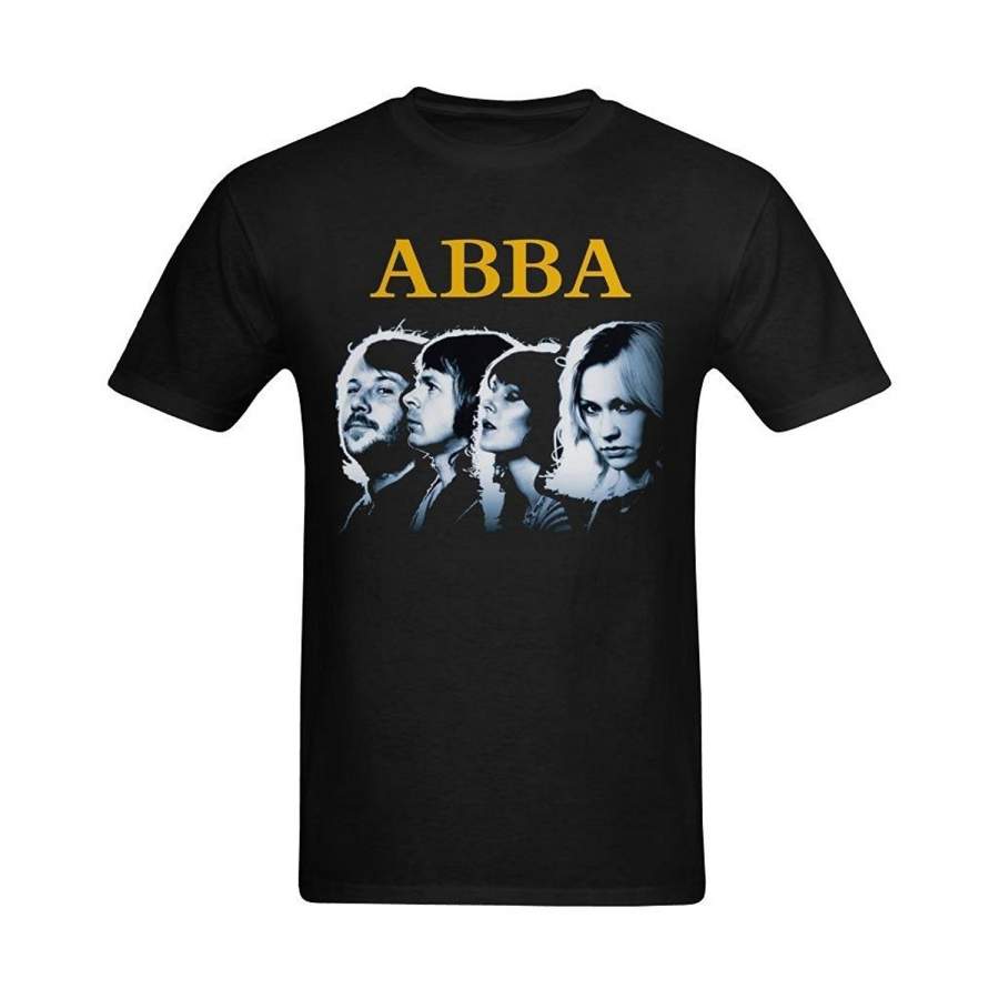 Abba Painting Art Design T-Shirt Fashion Short Sleeved T Shirts Summer Funny Tee Shirt For Men