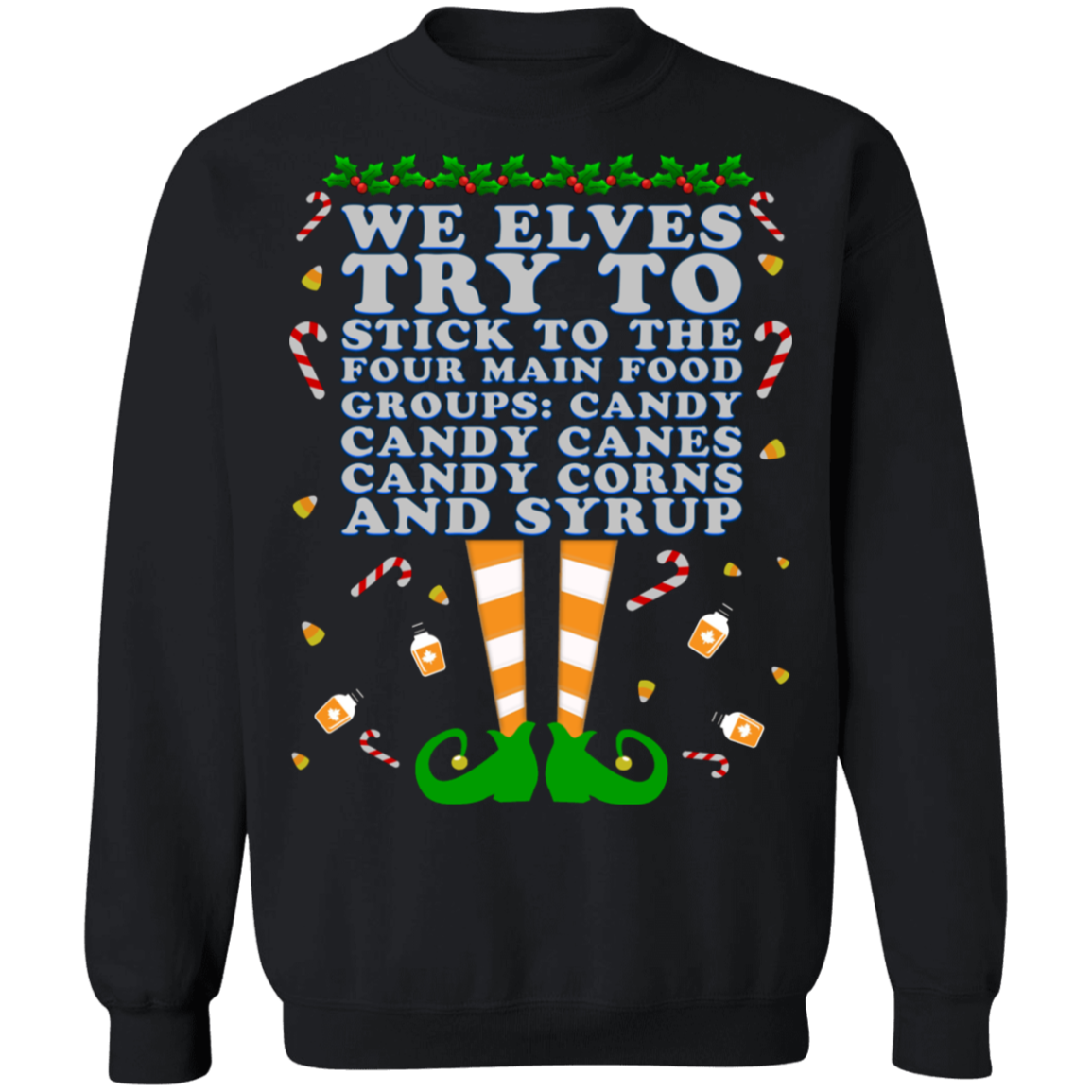 We Elves T- Shirt Ugly Christmas Sweater