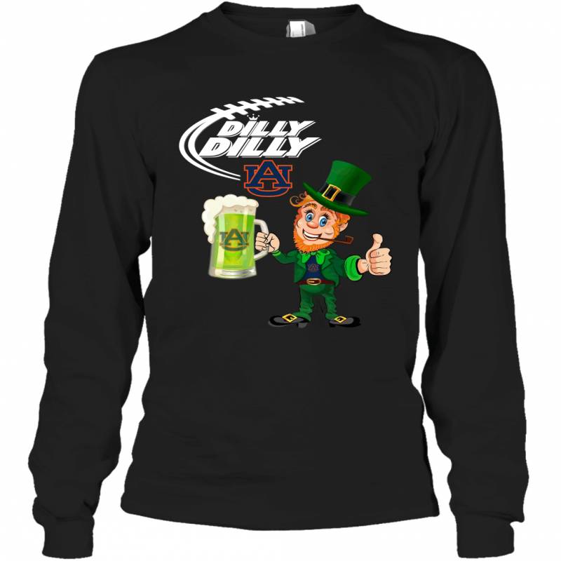 Auburn Tigers Dilly Dilly Saint Patrick Day Long Sleeve T-Shirt