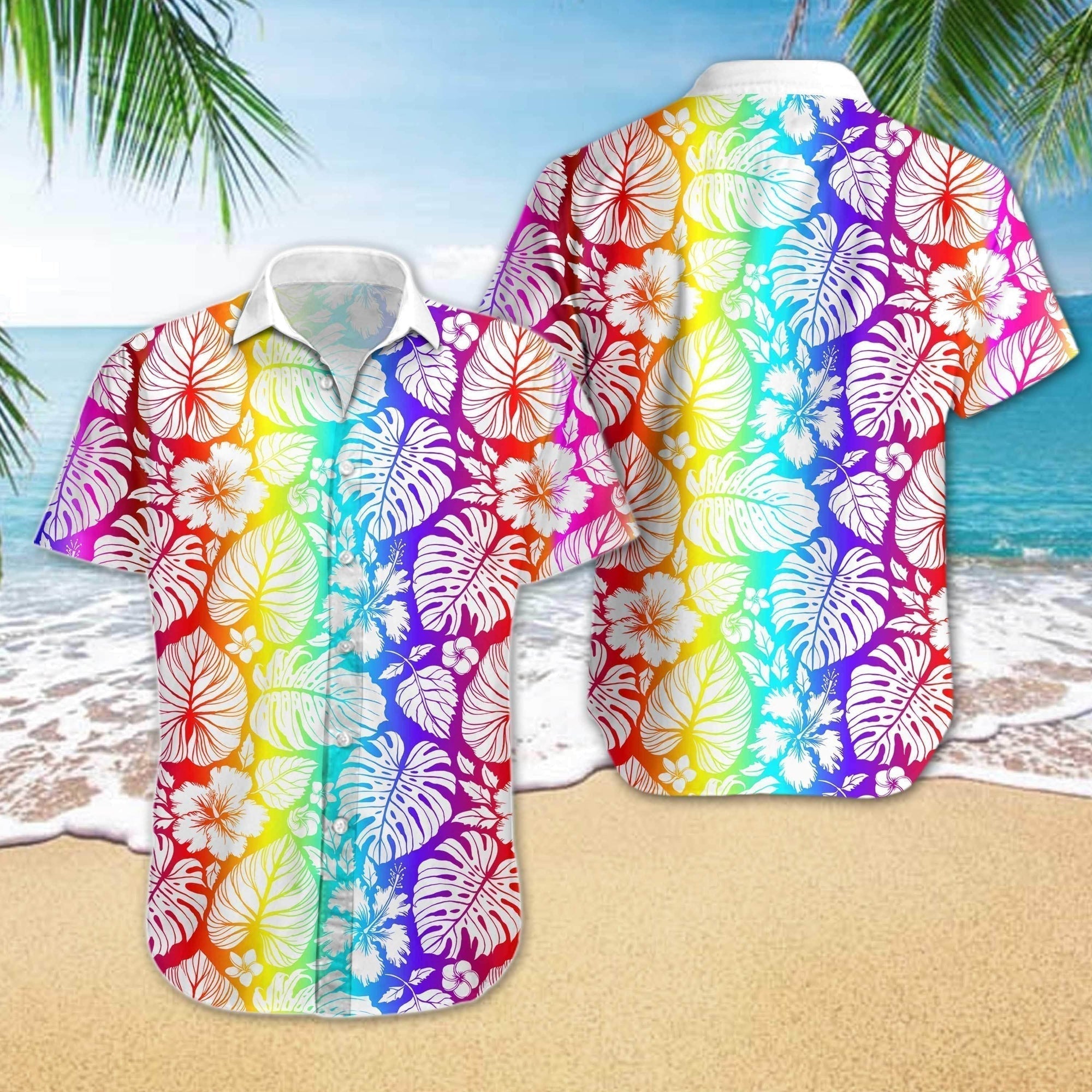 Lgbt Tropical Hawaiian Shirt
