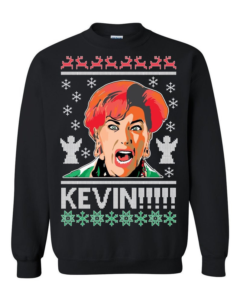 Ugly Christmas Sweater 2021, Home Alone Kevin! Sweatshirt For Women Men Couple Family Funny Cute Plus Size