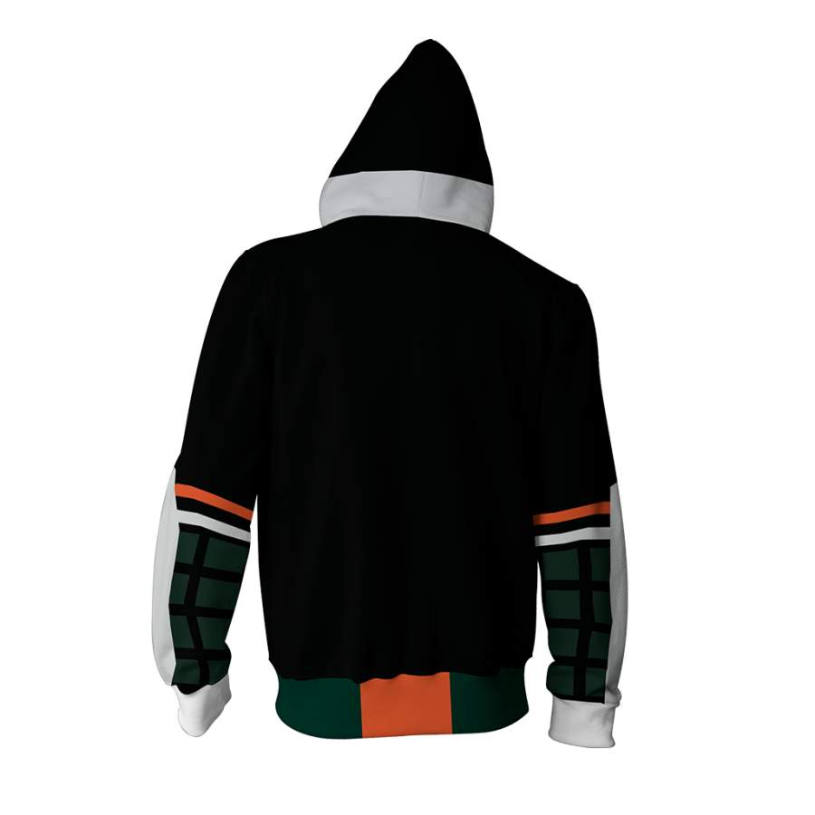 Boku No Hero Academia Katsuki Bakugou Hoodie Cosplay Jacket Zip Up ...